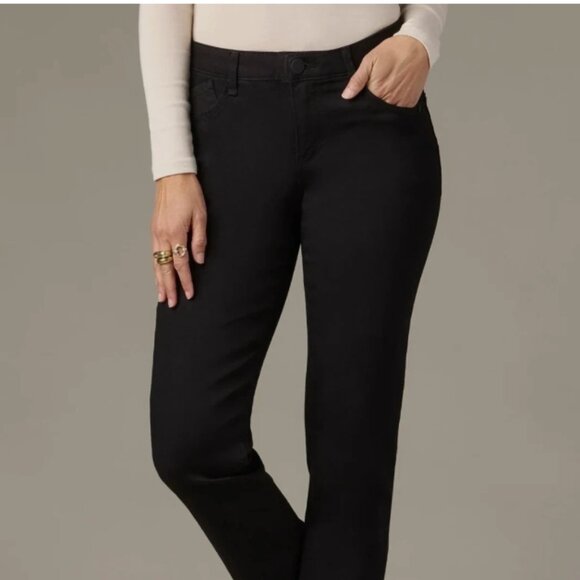 Wit & Wisdom • Sawyer Mid-Rise Straight Leg Jeans • Women’s 10 • Black - Picture 7 of 11